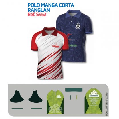 Polo Manga Corta Ranglan