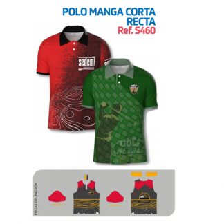 Polo Manga Corta Recta