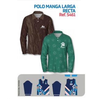Polo Manga Larga Recta