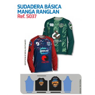 Sudadera Basica Manga Ranglan
