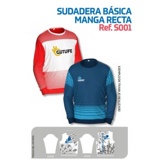 Sudadera Basica Manga Recta